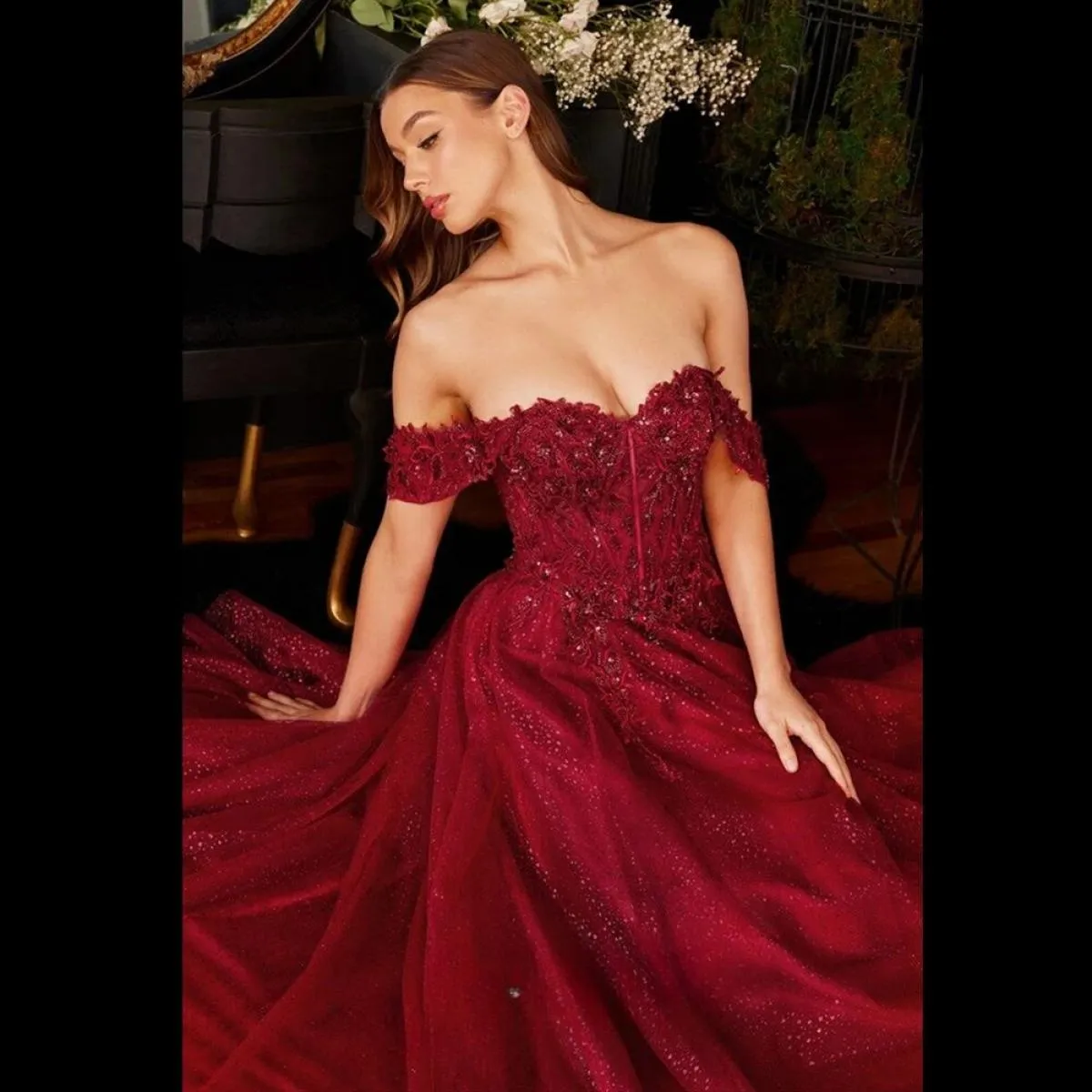 Abito da sera da donna 2023 Abito da ballo di lusso Abiti da cerimonia con maniche lunghe Abiti eleganti Abito da festa Richiest
