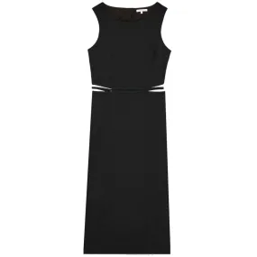 Abito nero con cut-out nel punt vita 