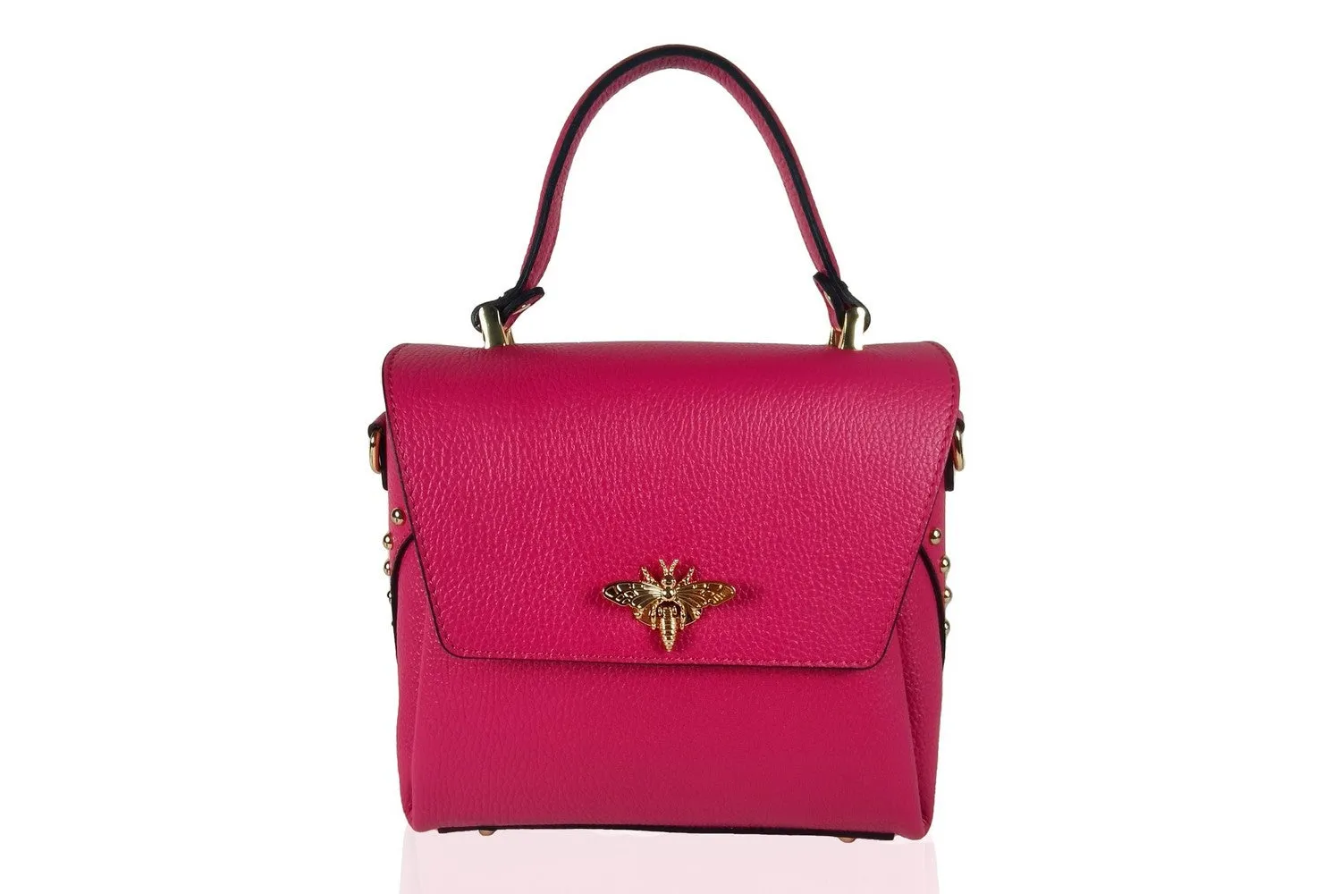 Borse Donna colore Fuxia in pelle Made in Italy