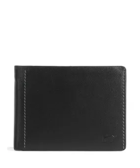  Braun Büffel Henry Portafoglio cuoio di agnello nero  
