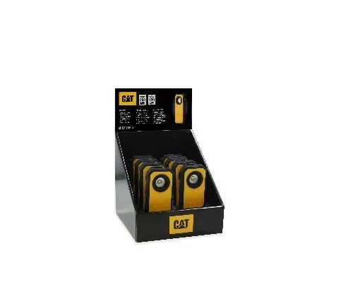 Caterpillar CAT LIGHT CT51208 - Espositore torce tascabili in ABS 250 Lumen 8 pezzi