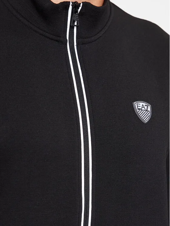 EA7 – FELPA FULL ZIP CON SCUDETTO