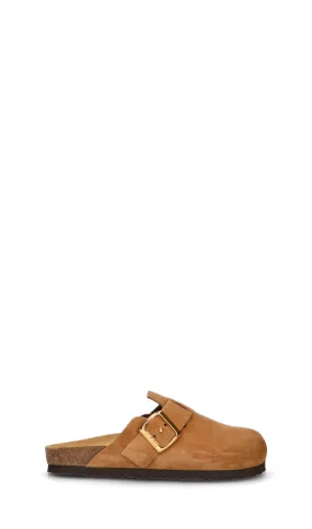 FRAU Ciabatta donna marrone in suede