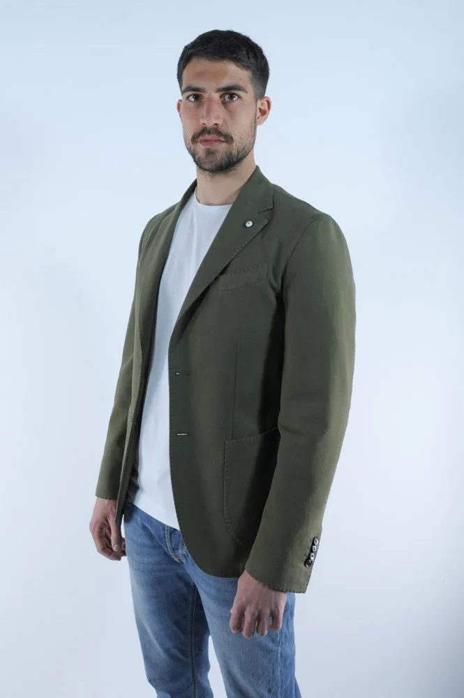 L.B.M. 1911 Giacca Verde in Cotone