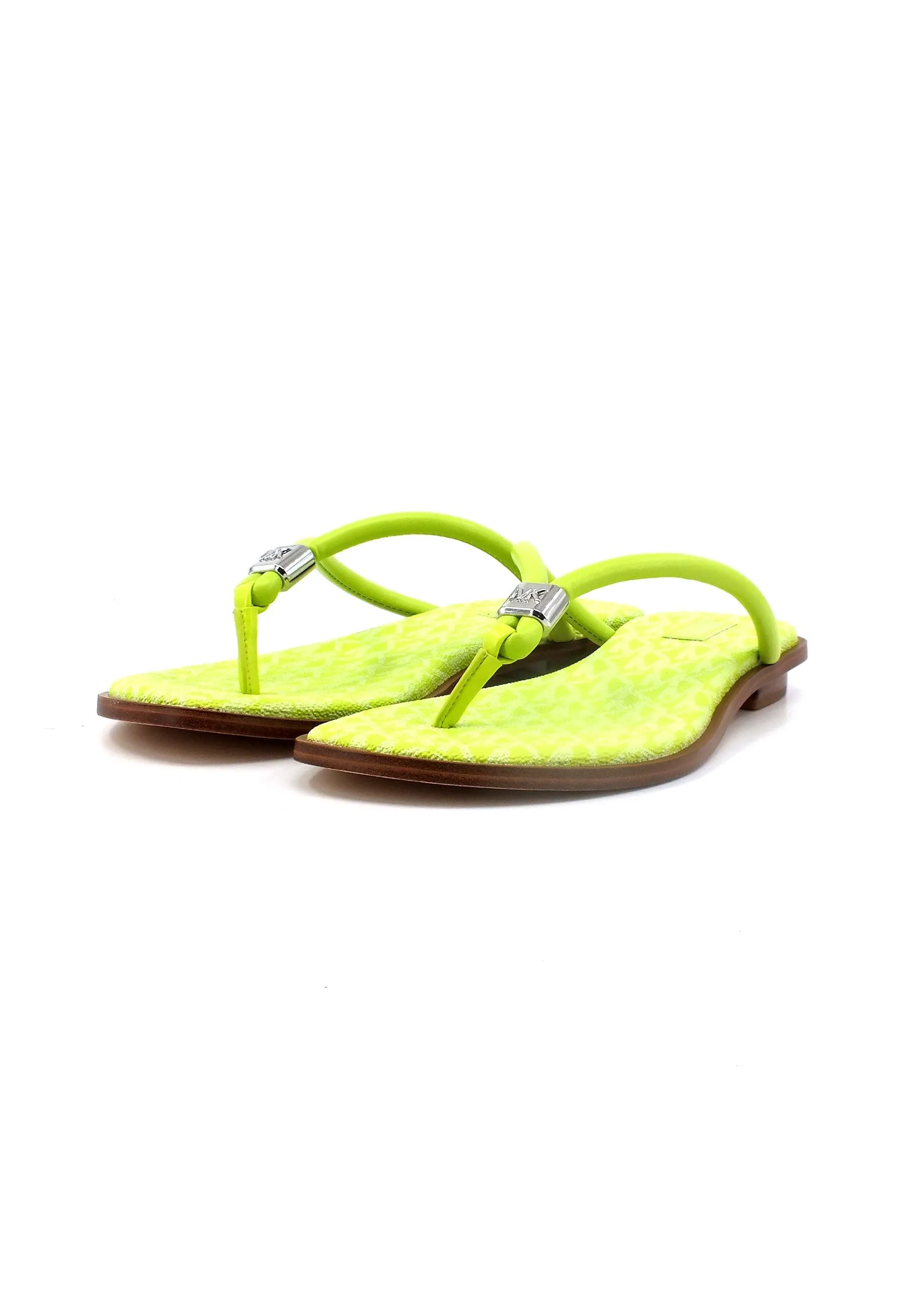 MICHAEL KORS Annie Thong Ciabatta Infradito Donna Limeade 40T2AEFA2L