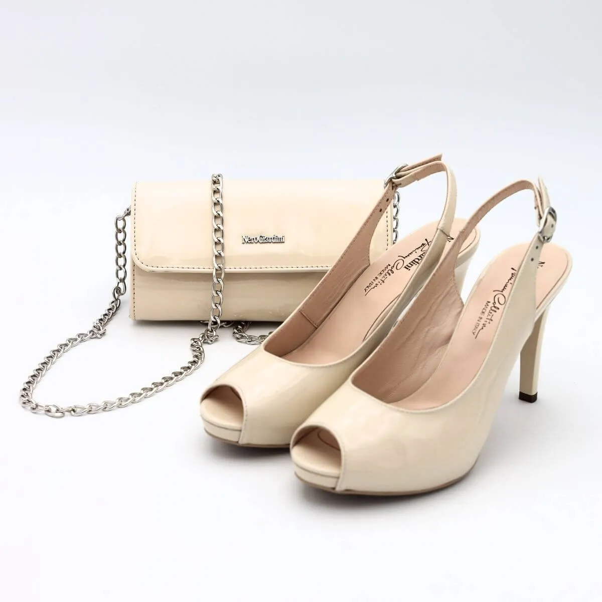 NERO GIARDINI SLINGBACK E409390DE 711 LATTE  