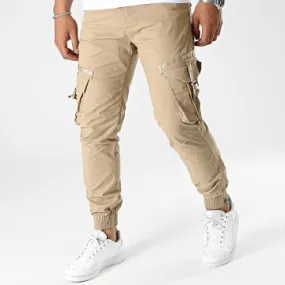 Pantaloni cargo beige