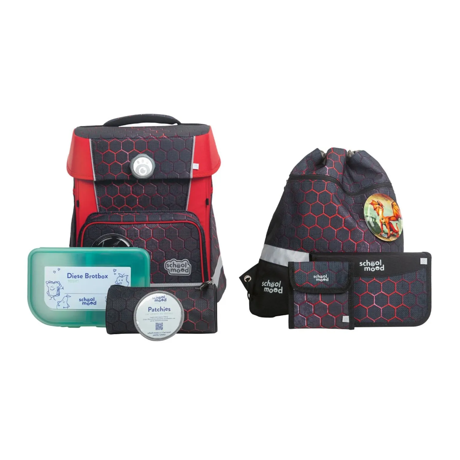 School-Mood Champion Maxx Set di borse per la scuola