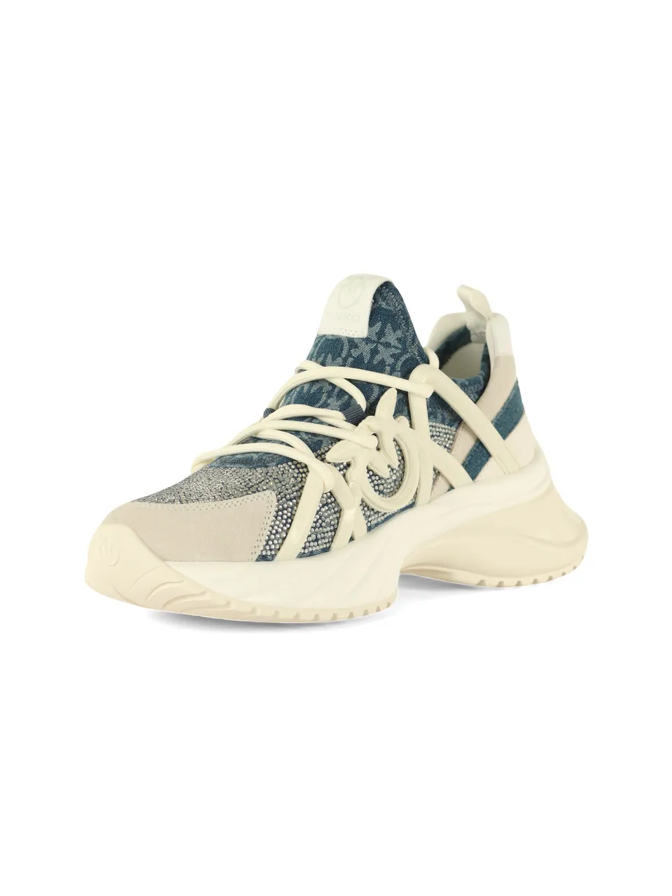 Sneakers in pelle e denim ARIEL 01