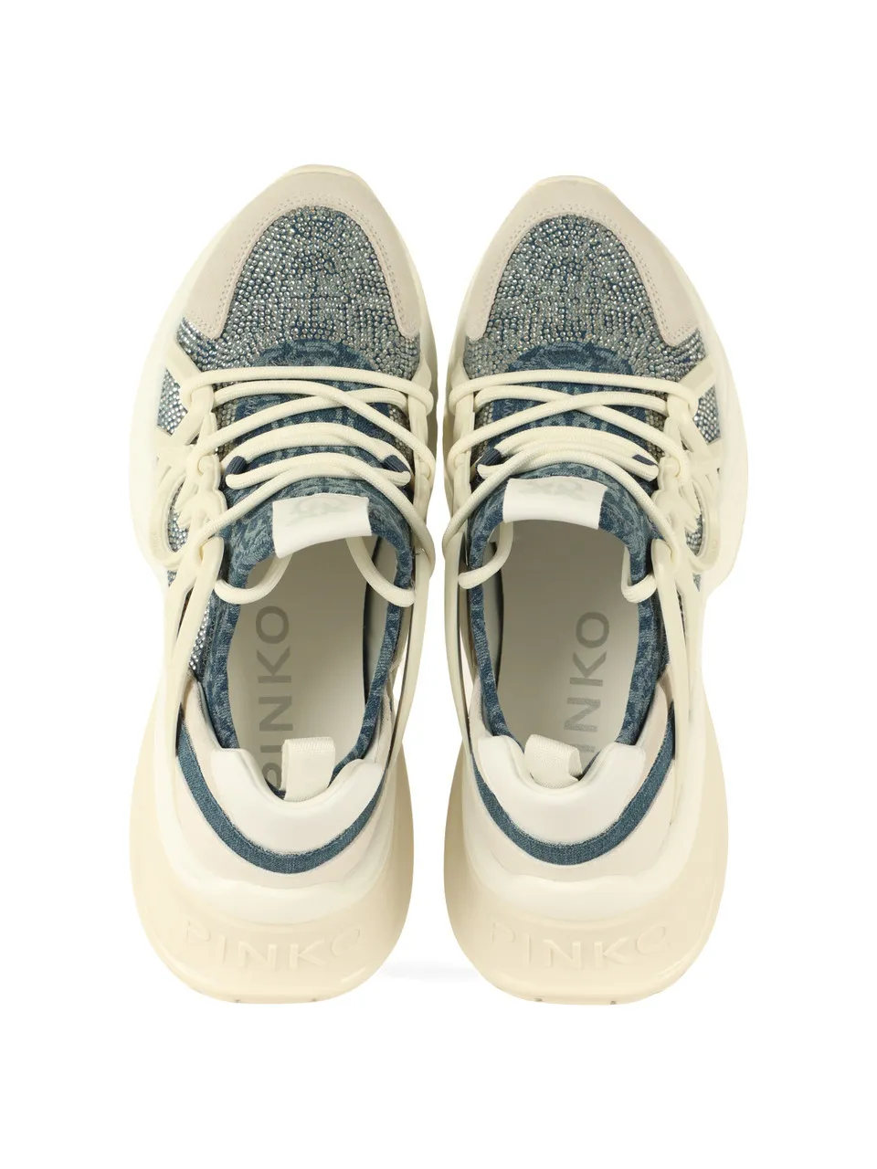 Sneakers in pelle e denim ARIEL 01
