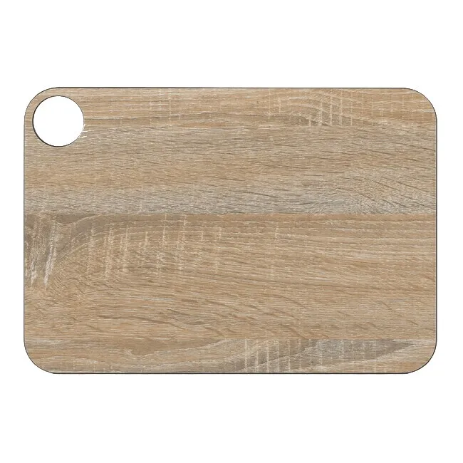 Tagliere 33 x 23 cm con gancio marrone - Arcos