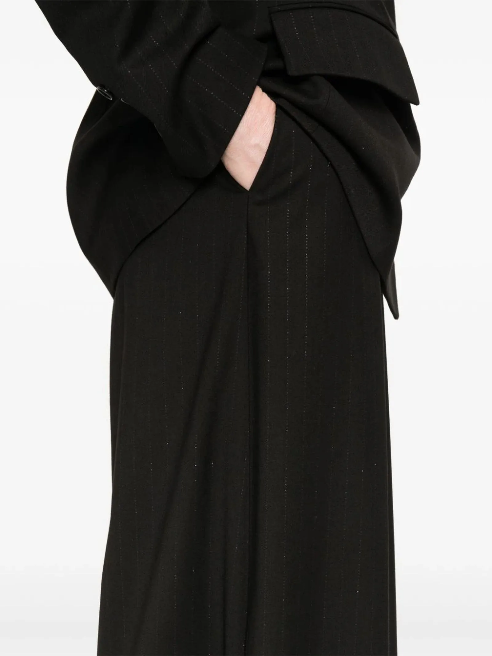 THE ANDAMANE Abbigliamento,Pantaloni Pantaloni gessati nero 